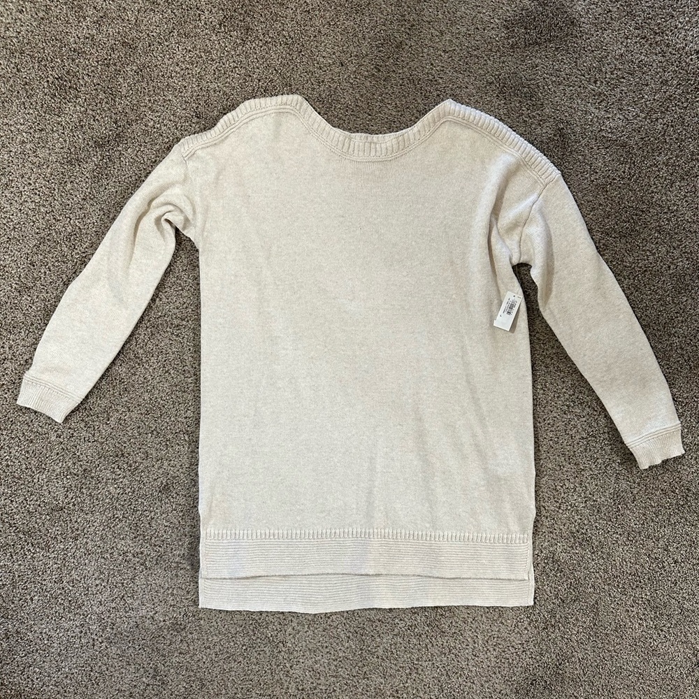Old Navy Elegant Cream Sweater - Picture 3 of 7